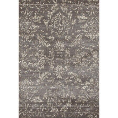 Standalone Arabella Collection Arabesque Woven Area Rug - Gray - 2 x 4 ft. ST2994646